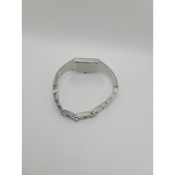 Vintage Anne Klein Silver Tone Rectangle Bracelet Watch Quartz main image 11